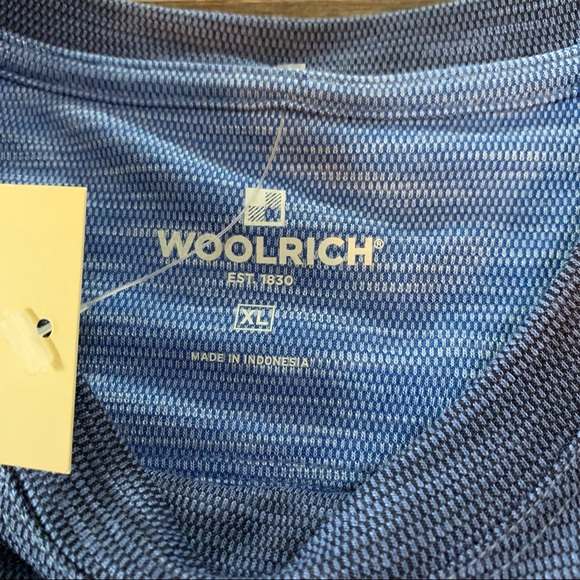 Woolrich Heather Blue Short Sleeve T-Shirt XL (New with Tags) - Picture 2 of 5